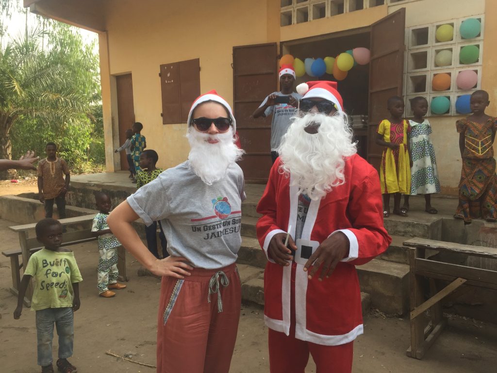 Sourires pour Noël avec les enfants